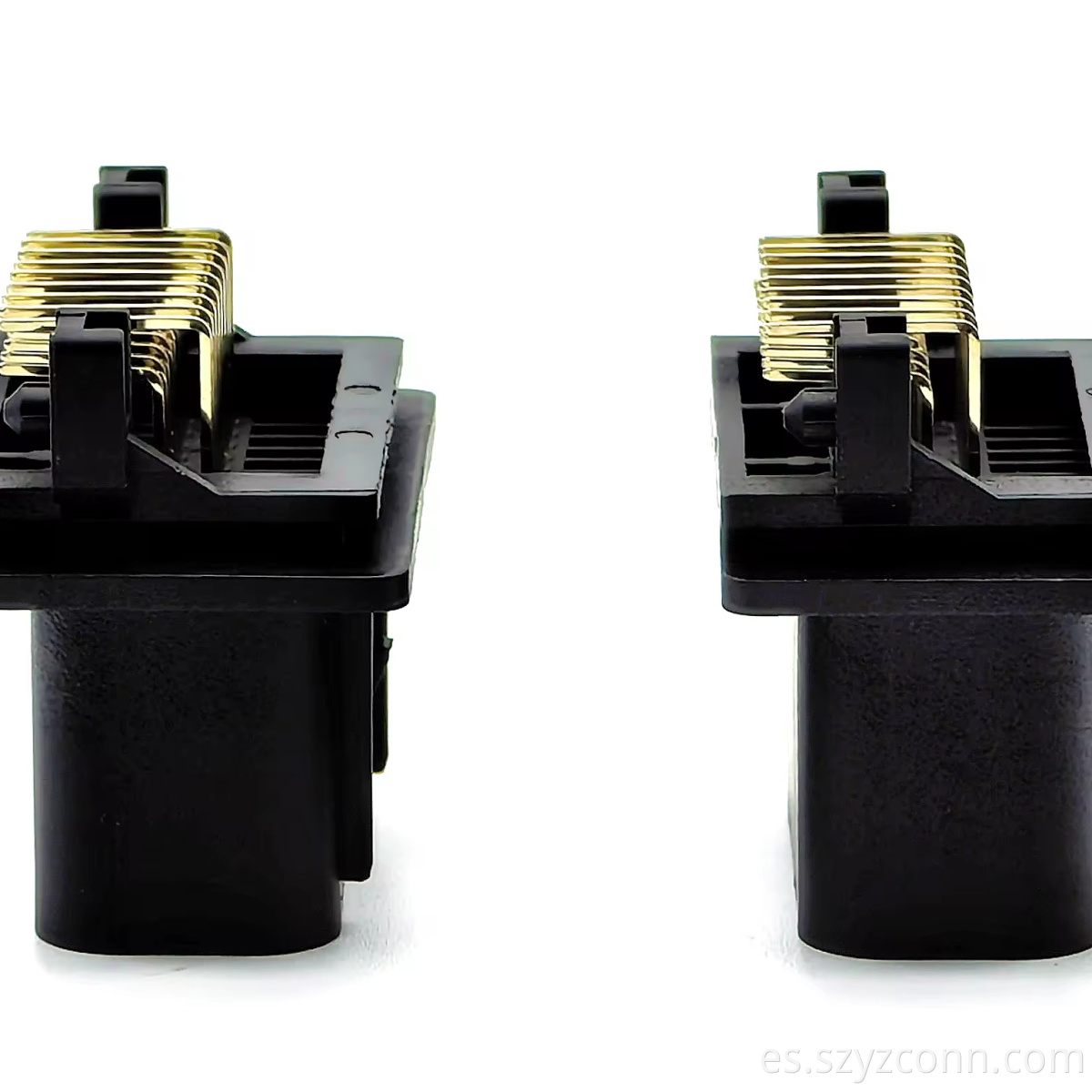 2.54mm Pitch Customized Automotive Connector Right Angle 18P